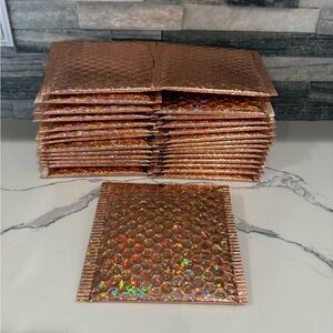 Lot of 29 shimmery pink bubble mailing envelopes